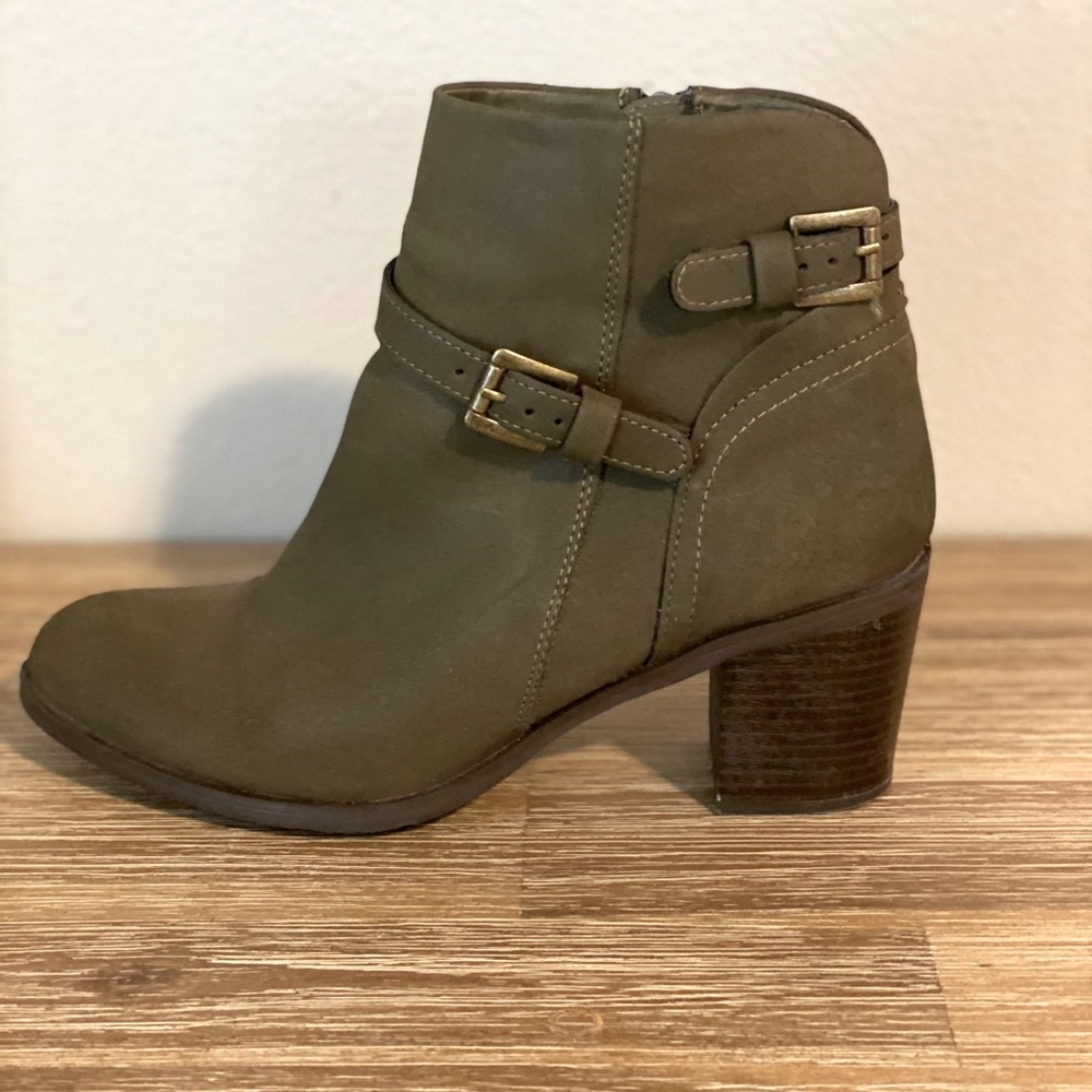 American Rag Olive Heeled Ankle Boot